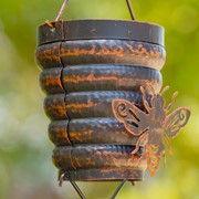 Zaer Ltd. International 76.25" Long Antique Bronze Rain Chain with Honey Bee and Bucket Hive ZR215374-BZ View 5