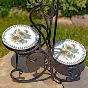 Zaer Ltd. International "Odessa" Three-Tier Mosaic Plant Stand ZR852514 View 5