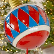 Zaer Ltd. International 42.5" Tall Multi-Colored Christmas Ball Ornament Metal Garden Stake ZR210602 View 5