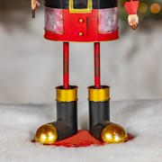 Zaer Ltd. International 19.25" Tall Metal Nutcracker Figurine with Christmas Tree "Fritz" ZR191186 View 5