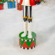 Zaer Ltd International Pre-Order: 65"T. Standing Iron Nutcracker with Candy Cane & Lights "Christopher" ZR220430 View 5