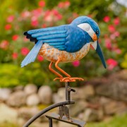 Zaer Ltd International Pre-Order: 53" Tall Metal Dual Hummingbird Rocking Stake "Tiki & Tiko" ZR120205 View 5