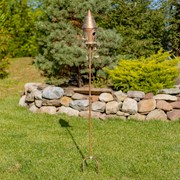 Zaer Ltd International 70.5" Tall Multi-Tiered Conical Roof Birdhouse Stake "Budapest" ZR193158 View 5