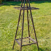 Zaer Ltd International 59.8" Tall Iron Windmill with Pig Family on Weather Vane ZR550910 View 5