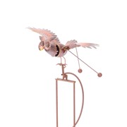 Zaer Ltd International Set of 6 Assorted Colorful Metal Rocking Bird Garden Stakes ZR208700-SET View 5