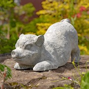 Zaer Ltd International Set of 2 Magnesium Piglet Statues "Truffles & Clover" ZR139510-20-SET View 5
