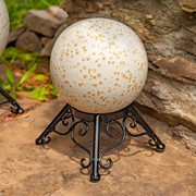 Zaer Ltd International Pre-Order: Set of 3 Assorted Ceramic Globe Tabletop Accents "Aspen" ZR083909-SET View 5