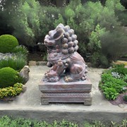 Zaer Ltd. International Pre-Order: Set of 2 Magnesium Foo Dog Statues in Antique Blue-Bronze "Gan & An" ZR617270-BBS View 5