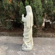 Zaer Ltd International Pre-Order: 36" Tall Mother Mary with Sacred Heart Statue in Antique Grey ZR551136-GY View 5