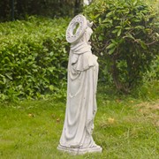 Zaer Ltd International Pre-Order: "Our Lady of Perpetual Help" Magnesium Garden Statue in Antique Grey ZR540016-GY View 5