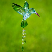 Zaer Ltd. International Hanging Acrylic 3-Piece Hummingbird Chain in 6 Assorted Colors ZR504014-SET View 6
