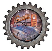 Zaer Ltd International Set of 6 Vintage Style Muscle Car Gear-Shaped Iron Wall Clocks VA612260 View 6