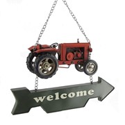 Zaer Ltd International Set of 6 Assorted Vintage Automobile Iron Hanging "WELCOME" Signs VA170009 View 6