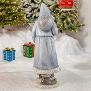 Zaer Ltd International 36" Tall Olde World Santa Claus with Bag of Gifts & Christmas Tree - Blue Cloak ZR117615 View 6