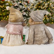 Zaer Ltd International Set of 2 "Sit & Kiss" Christmas Tushkas with Hanging Legs ZR117610 View 6