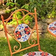 Zaer Ltd International "Saint Petersburg" Mosaic Bistro Set ZR850248-9-SET View 6