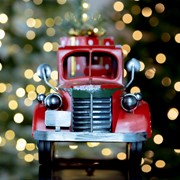 Zaer Ltd International Snow Covered Pickup Truck with Lighted Christmas Tree and Gifts ZR190161 View 6