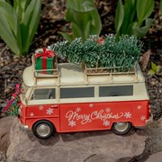 Zaer Ltd. International 1970's Inspired Christmas Bus with Wreath & Gifts ZR191838 View 6