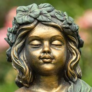 Zaer Ltd International 25.5" Tall Sitting Fairy Magnesium Garden Statue "Lily" ZR338926 View 6