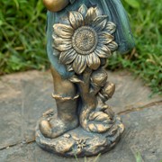 Zaer Ltd International 27" Tall Fairy Garden Statue with Crossing Arms "Tush" ZR220727 View 6