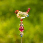 Zaer Ltd. International 21" Tall Multicolor Acrylic Sparrow Pot Stakes in 6 Assorted Colors ZR203816-SET View 6