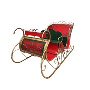 Zaer Ltd. International 9ft. Long Large Iron Classic Christmas Sleigh "Philadelphia II" ZR140300 View 6
