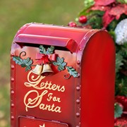 Zaer Ltd International 16" Tall Small "Letters for Santa" Christmas Mailbox ZR361497-SM View 6