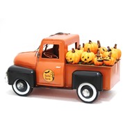Zaer Ltd International Pre-Order: 18" Haunted Hayride Halloween Truck with Spiderweb & Pumpkins ZR362011 View 6