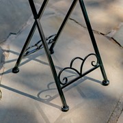 Zaer Ltd. International "Odessa" Small Mosaic Folding Accent Table ZR852634 View 6