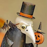 Zaer Ltd. International Pre-Order: 34.25" Tall Iron Vulture Halloween Figurine "John Travulture" ZR196219 View 6