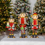 Zaer Ltd. International 17.25" Tall Metal Nutcracker Figurine with Gifts "Nikolai" ZR191187 View 6