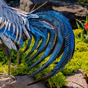 Zaer Ltd. International 28" Tall Painted Iron Rooster Decoration "Brooks" ZR220902 View 6