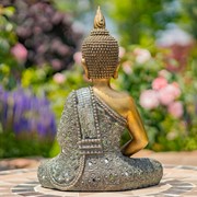 Zaer Ltd International 15.75" Tall Meditative Polyresin Buddha Statue ZR920601 View 6