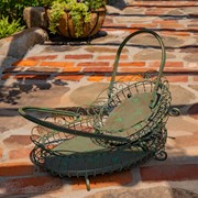 Zaer Ltd. International Set of 2 Freestanding Garden Baskets in Verdi Green "Stephania" ZR220714-VG View 6