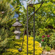 Zaer Ltd International 7.5ft. Tall XL Bald Eagle Iron Rocking Stake "Scout" ZR208650 View 6