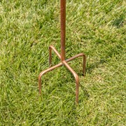 Zaer Ltd International 66" Tall Heart-Shaped Iron Birdhouse Garden Stake with Dangling Bells "Sikha" ZR235186 View 6