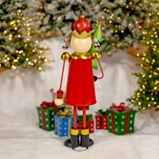 Zaer Ltd International Set of 3 Assorted Metal Nutcracker Figurines "Santa's Secret Soldiers" ZR234948-SET View 6