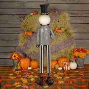 Zaer Ltd International Pre-Order: 54.25" Tall Old School Dapper Skeleton Man "Mr. Bones" ZR196173 View 6