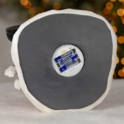 Zaer Ltd International 13.5" Tall Light-up Snowman & Penguin Christmas Decoration "Polar Pals" ZR220007 View 6