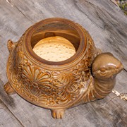 Zaer Ltd International Pre-Order: Hand Painted Ceramic Turtle Planter "Maldives" ZR083901 View 6