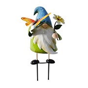 Zaer Ltd. International Pre-Order: Set of 6 Assorted Colorful Gnome Pot Stakes "The Gnomads" ZR240459-SET View 6