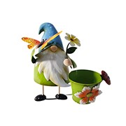 Zaer Ltd. International Pre-Order: Set of 6 Assorted Colorful Gnome Flower Pots "The Gnomies" ZR240460-SET View 6
