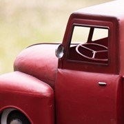 Zaer Ltd International Small Multi-Seasonal Iron Pickup Truck in Antique Red ZR160818-AR View 6