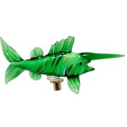 Zaer Ltd International Hand Painted Glass Swordfish on Gold-Plated Iron Pot Sticks in 6 Assorted Styles ZR199814 View 7