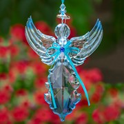 Zaer Ltd International Hanging Blue Acrylic Angel Ornaments in 6 Assorted Styles ZR503515 View 7