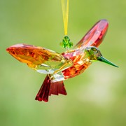 Zaer Ltd International Five Tone Acrylic Hummingbird Ornament in 6 Assorted Color Variations ZR504316 View 7