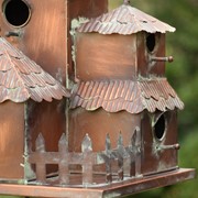 Zaer Ltd International Pre-Order: 73.75"T Country Style MultiHome Iron Birdhouse Stake "Plumsteadville" ZR182431 View 7
