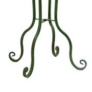 Zaer Ltd International Set of 2 Tall Iron Basket Plant Stands in Antique Green "Stephania" ZR139518-GR View 7