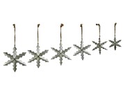 Zaer Ltd International Pre-Order: Set of 6 Hanging Galvanized Stars in Assorted Sizes ZR731160-SET View 7