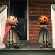 Zaer Ltd International Pre-Order: 27" Tall Big Head Pumpkin Figurine with Candy Jar "Jack" ZR191044 View 7